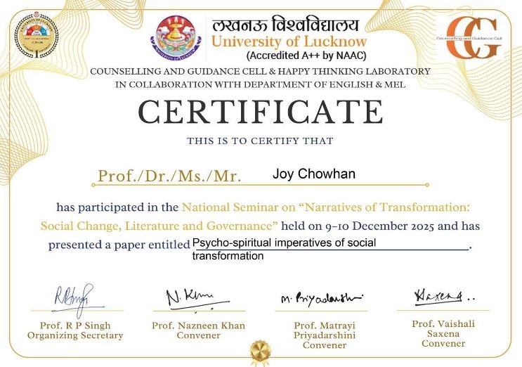 joy chowhan eca seminer