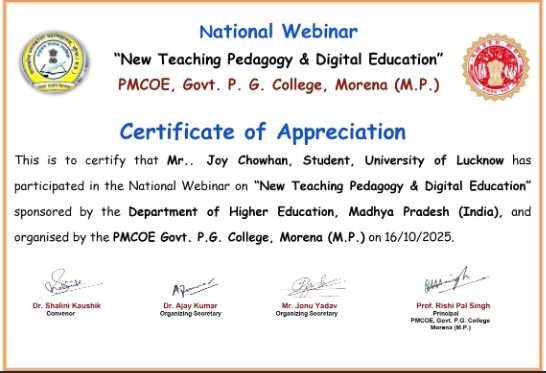 joy chowhan eca webiner